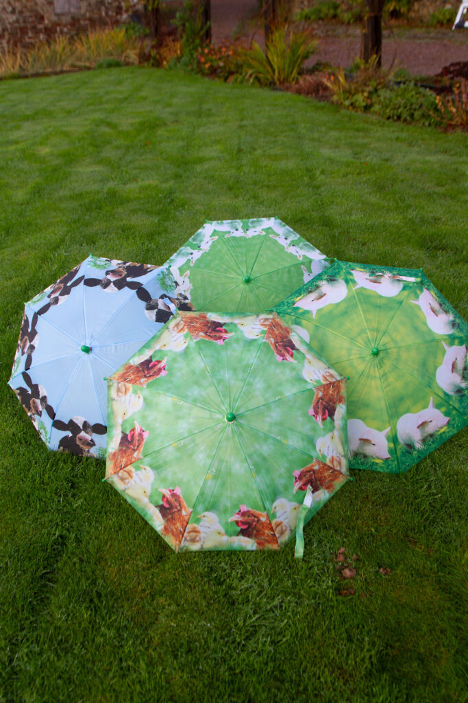 Unique and interesting umbrellas sold by The Sign Maker.